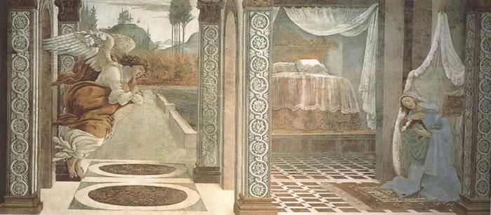 Sandro Botticelli Annunciation of San Martino alla Scala (mk36) France oil painting art